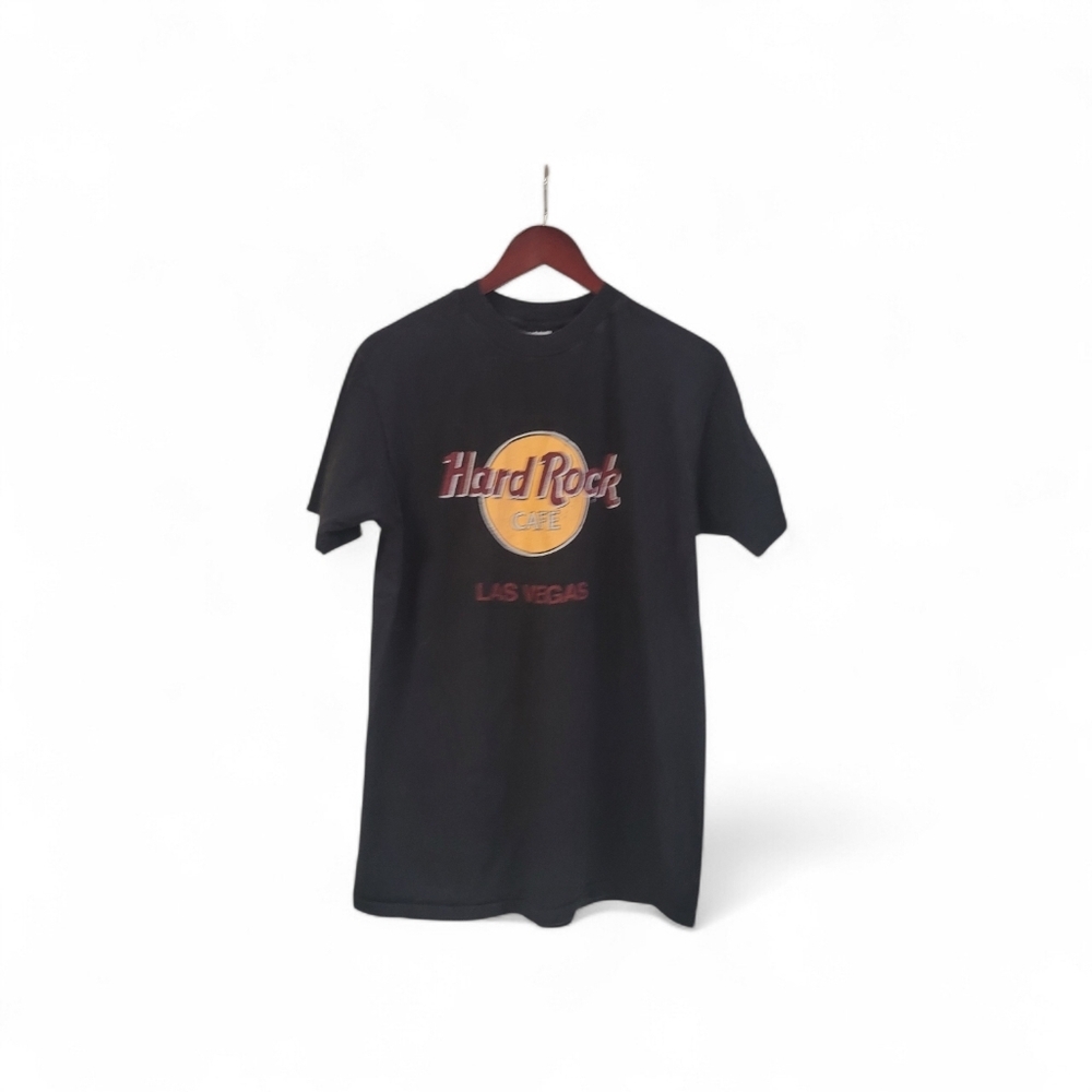 Vintage 90s Classic Hard Rock Cafe Las Vegas Graphic Logo T-Shirt Size Large